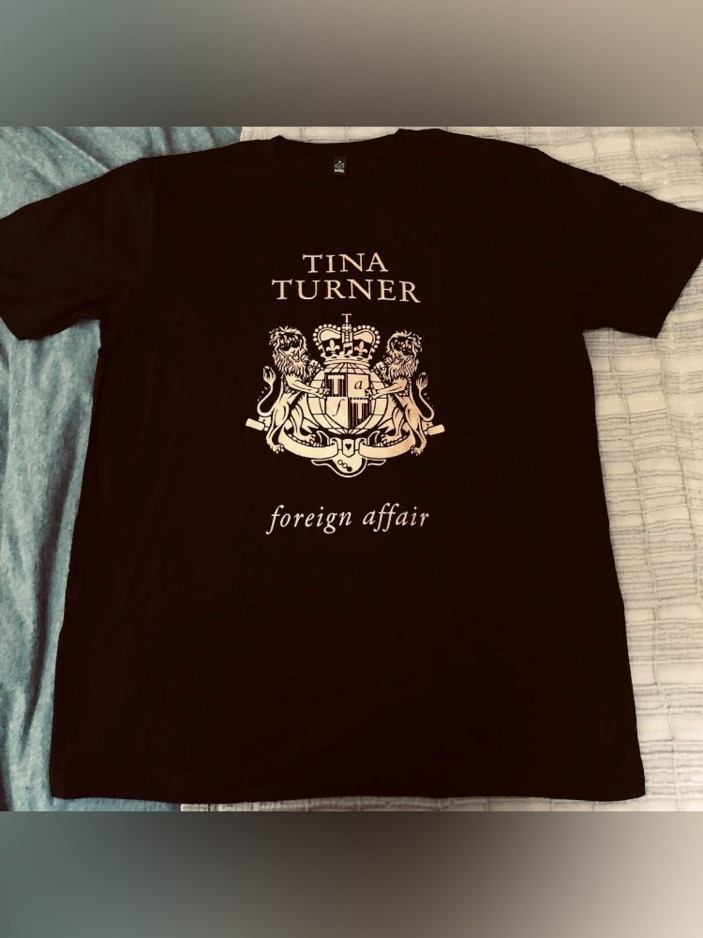 Tina Turner Tshirt Foreign Affair 1989 Men’s Sz M made In England Vintage NEW